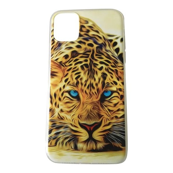 Skalfynd Iphone 11 - Leopard Yellow