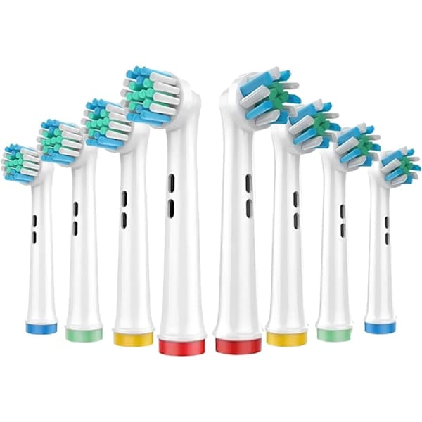Tandbørstehoved 8-pak Til Oral B Cross Action Tandbørstehoveder X4 og Til Oral B Precision Clean Tandbørstehoveder X4