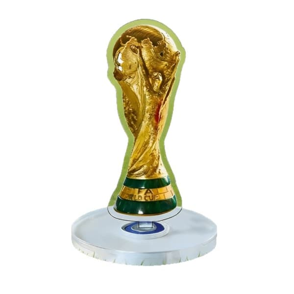 2026 VM-trofé roterande stativ fotbollsbordsdekoration fotbollsfans displayprydnadspresent