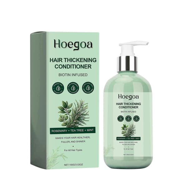 Hoegoa Rich Hair Conditioner, kosteuttaa ja korjaa syvästi kuivia, pörröisiä ja haaroittuneita hiuksia permanentin ja värjäyksen jälkeen, 2 kpl:n sett