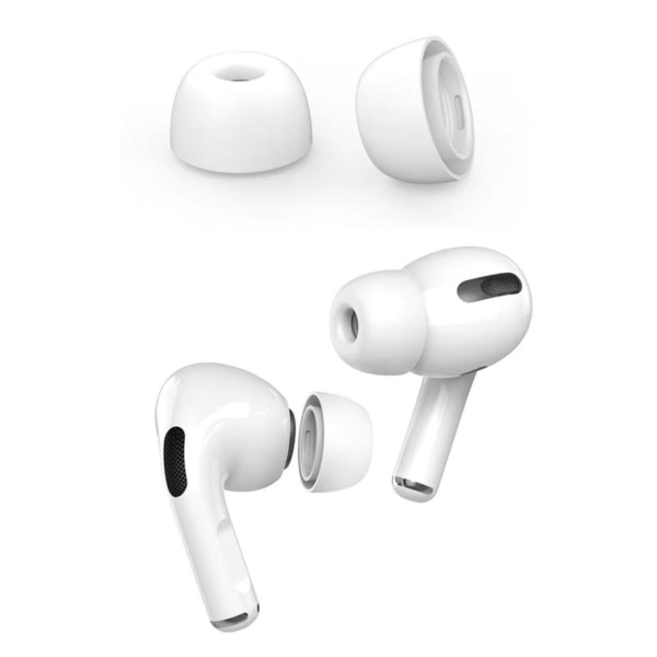Earbuds i Silikon för Apple AirPods Pro 2st Small & 2st Large - 9942 | White | | Fyndiq
