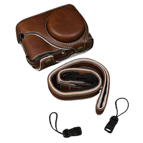 Panasonic Lumix DMC-ZS99 DMC-TZ99 -kamerakotelo, puhvelikuvioinen PU-nahkainen suojakotelo S-koossa