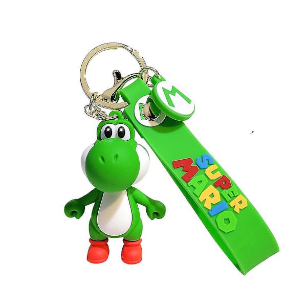 Supers Mario Yoshi Anime Nøglering Taske Vedhæng Nøglering Julegave