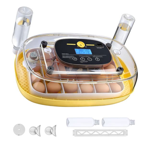 Automatisk rugemaskine - DUOKU - DLM-24 - 24 æg - Temperatur- og fugtighedskontrol - Automatisk rotation 180°