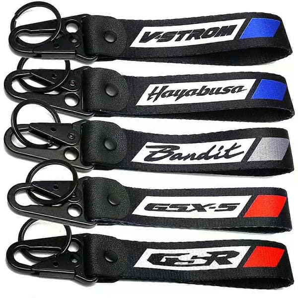 Kompatibel med Vstrom 650 1000 dl GSXS GSR 750 1000 600 400 HAYABUSA Bandit 150 400 1200 1250 1250S GSF Broderi Nøkkelring