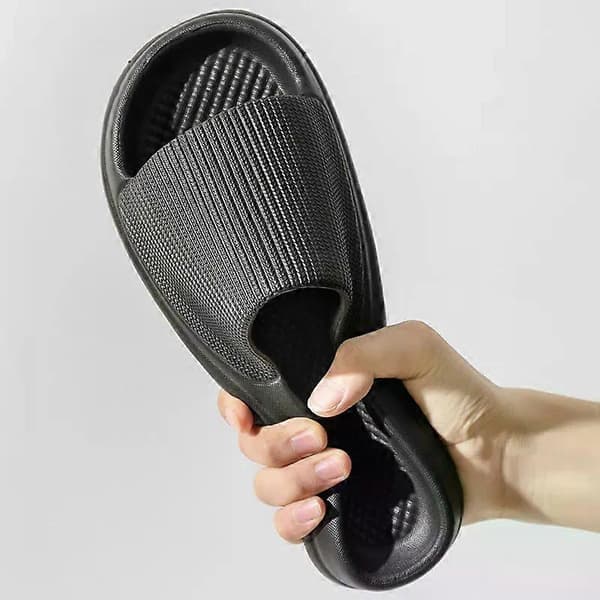 Store størrelse 46 47 tøfler for menn, lette EVA myke såler, komfortable fritidssko, hjemmebaderom, anti-skli flip-flops, sommersandaler til stranden