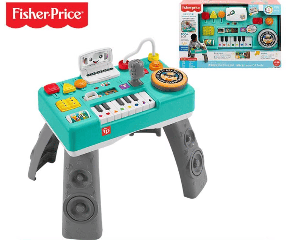 Aktivitetssenter Fisher Price Mix & Learn DJ-bord (La barna lære tospråklighet)