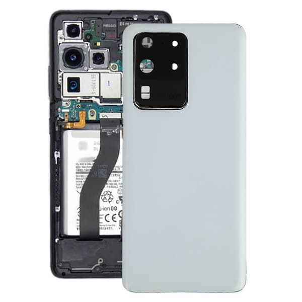 Batterideksel bak med kameralinsedeksel for Samsung Galaxy S20 Ultra