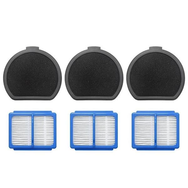 6 stk Hepa-filter for Qx9-1-50ib Askqx9 Støvsugerfilter Bomullserstatningsdeler