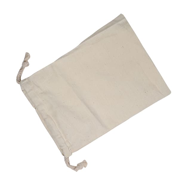 Yksinkertainen puuvillainen kiristysnyörillinen pyykkipussi säilytykseen, matkoille ja kotikäyttöön, 30 * 40 cm