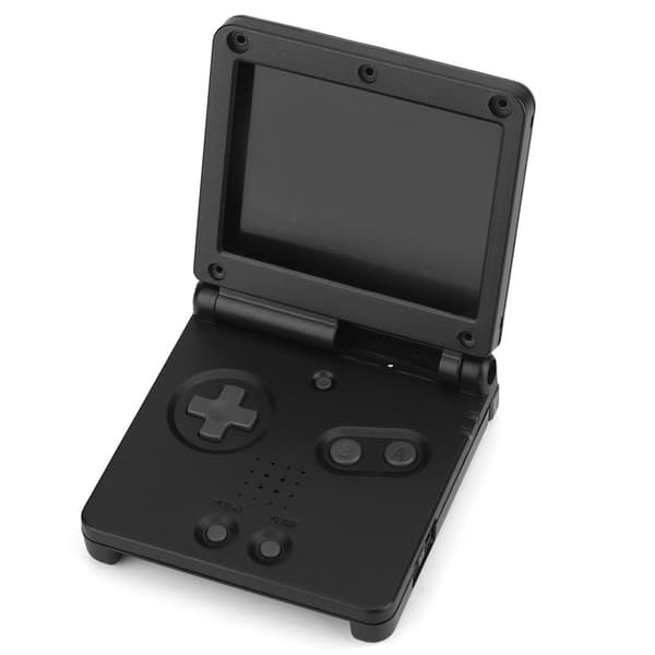 Beskyttende ABS-deksel for Nintendo Game Boy Advance GBA SP - Reparasjonssett, Svart