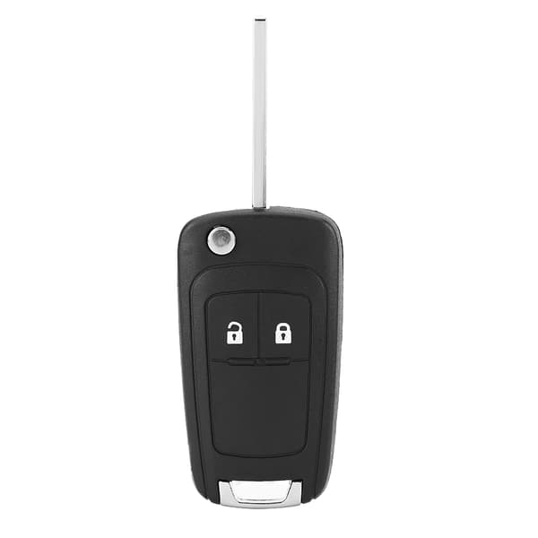 Flip Folding Fjernkontroll 2 Knapper Bilnøkkel Fob Skall Etui For Vauxhall Opel Astra Insignia