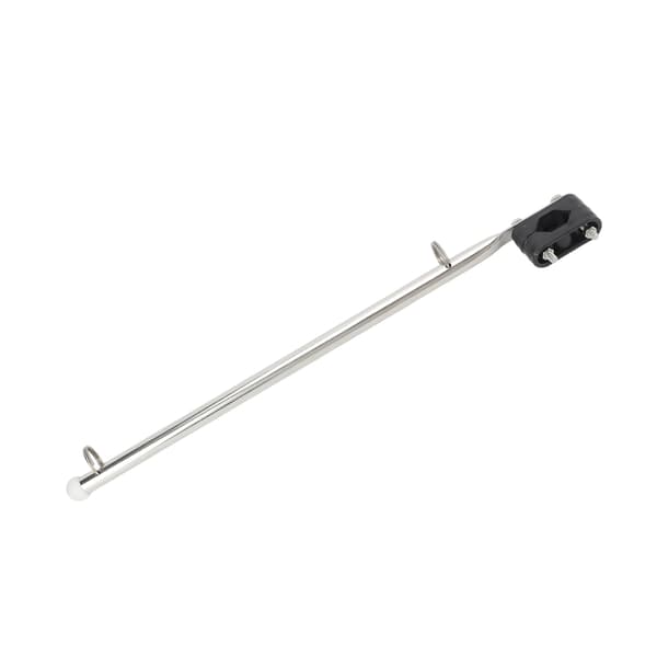 390mm/15.35in Marin Rälstyp Flagga Stång Justerbar Rostfritt Stål för Båtar Yachter Segelbåtar Motorbåtar