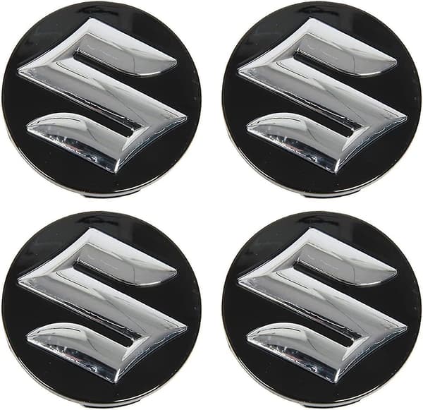 4 54mm Deksel for Navet på Bilhjul for Suzuki Swift SX4 S-cross Ignis Vitara Solio Bandit Swace, Rustfrie Deksel for Felg Trim