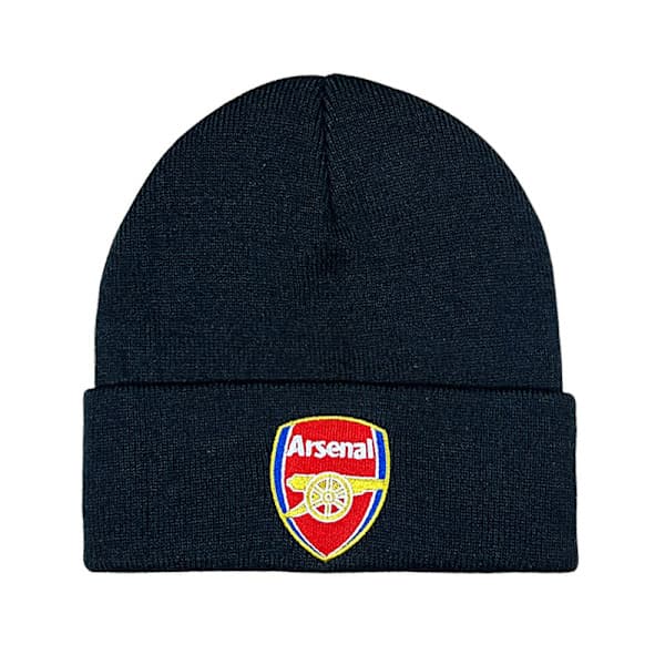 Nytt i butikken! Fotballklubbemblem strikket vinterlue stretchlue Arsenal Svart