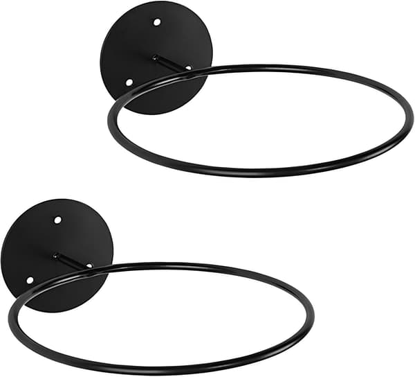 2-paknings veggmontert ballstativ, veggballstativ, metallballstativ for basketball, rugby, volleyball, fotball