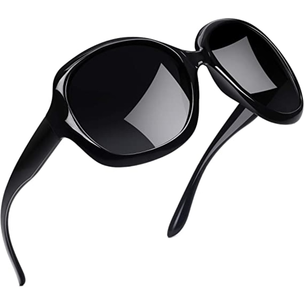 No name Polariserede Kvinder Solbriller Oversized Uv400 Briller Mode Og