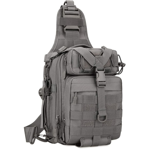 No name Tactical Sling Chest Pack Molle Daypack Mini Rygsæk Assaul