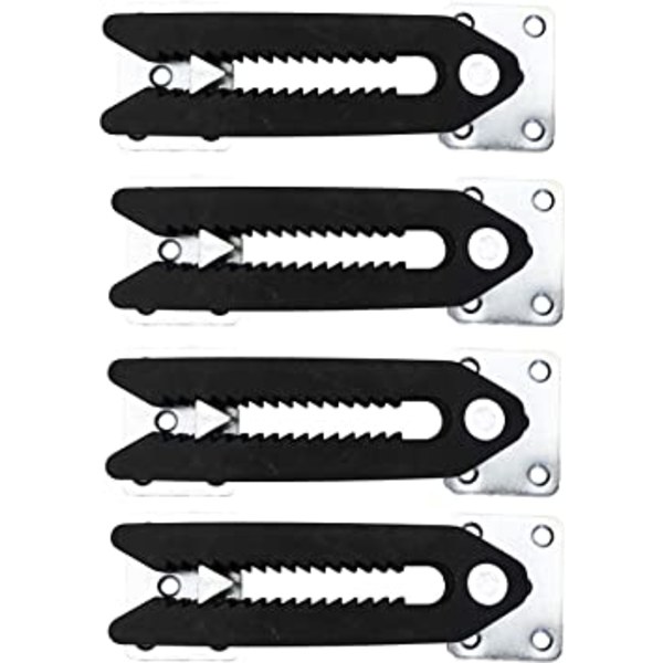 (4-pack) Soffa klämma stål halkfria sektionssoffa kopplingar för soffa