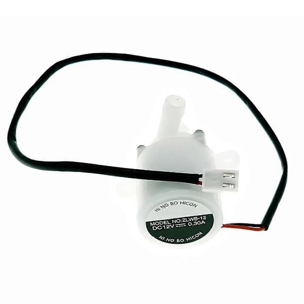 ZLWB-12 HZB-12A/25BF Husholdnings Liten Ismaskin Vannpumpe for HZB-50/HZB-80/HZB-13F Ismaskin Machin White