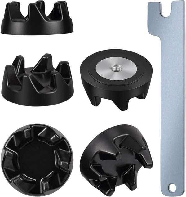 Blenderin kytkimet, 5 kpl musta, avaimella, korvaa KitchenAid KSB5 KSB3, sopii WP9704230VP