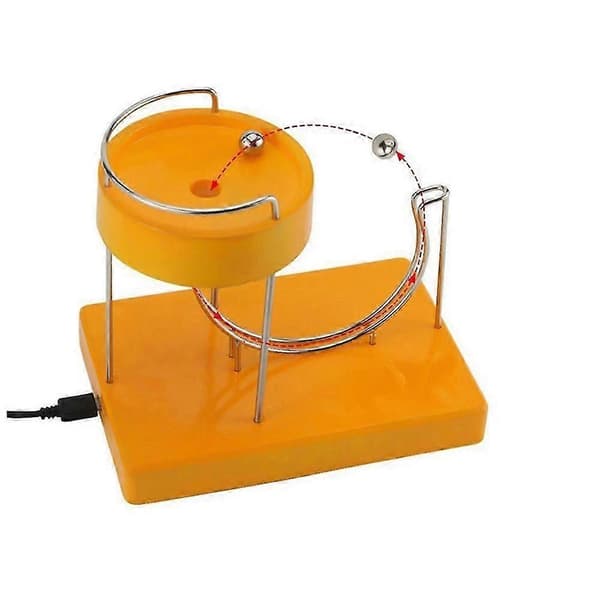 Kinetic Art Perpetual Movement Machine Kinetic Art Motion Inertial Metall Automatisk Hoppende Bordleke Gul bs