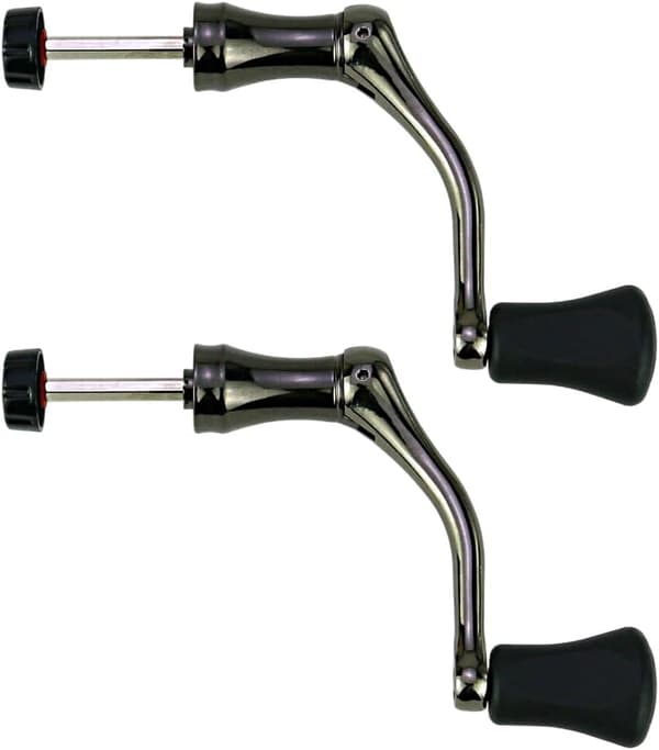 2 st Fiskespinnrullehandtag, Full Metall Rocker Grip, Fiskesvivlande Rullehandtag för de Flesta Fiskerullar, M