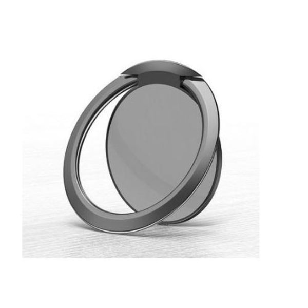 A-One Brand Metal Ring Holder Til Mobiltelefon - Sort Black
