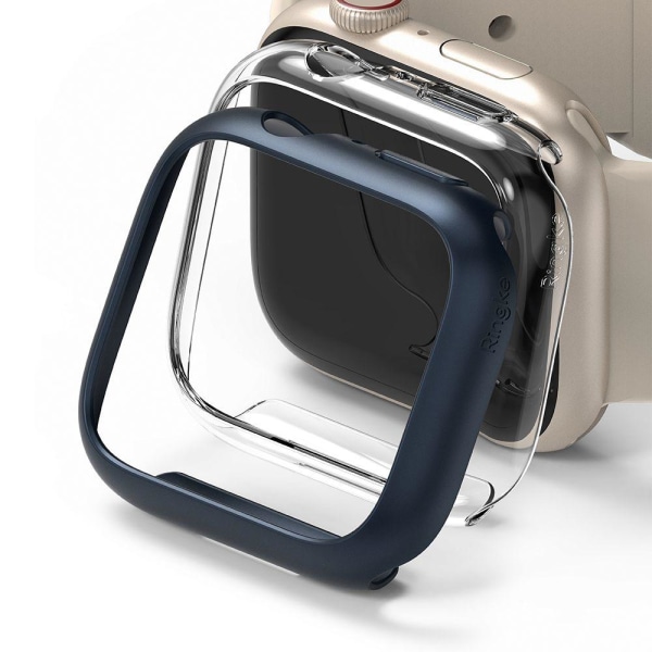 Ringke Slim 2-pack Shell Apple Watch 7/8 (41 Mm) - Klar / Metal Blue