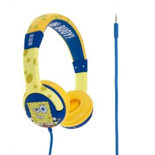 Kitsound Svampebob Hovedtelefoner Junior On-ear - Gul Yellow