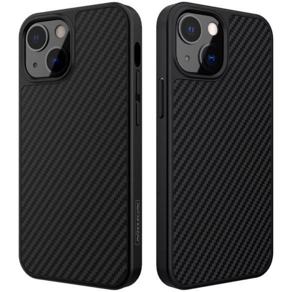 Nillkin Carbon Fiber Cover Til Apple Iphone 13 Mini - Sort Black