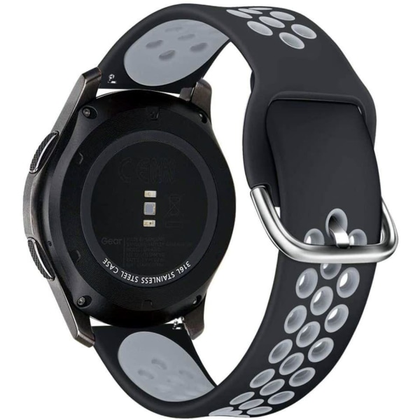 Tech-Protect Tech-protect Armbånd Samsung Galaxy Watch 3 45mm - Sort / Grå Black