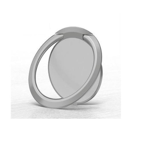 A-One Brand Metal Ring Holder Til Mobiltelefon - Sølv Silver