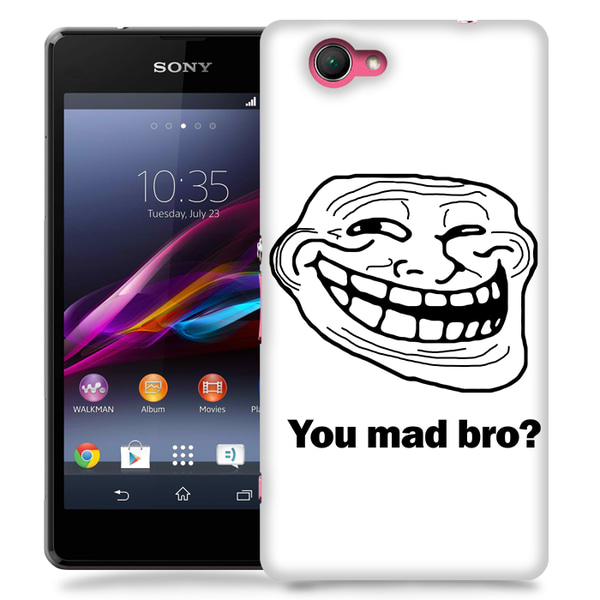 TheMobileStore Print Cases Skal Till Sony Xperia Z1 Compact - You Mad Bro?