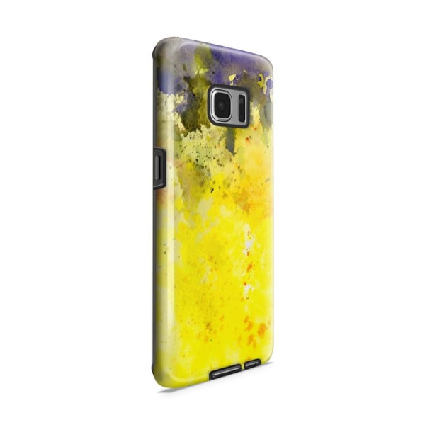 Köp Tough mobilskal till Samsung Galaxy S7 Edge - Vattenfärg - Gul | Fyndiq
