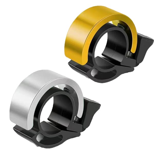 Sykkelklokke, Aluminium Sykkelklokke, Sykkelklokke for Barn Voksne Horn for Landeveissykkel, for 22,2 mm-24 mm Terrengsykler (2 stk)