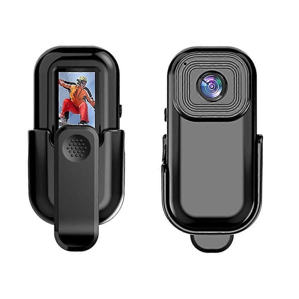 1080P WiFi Taskukamera Kannettava Body Cam Urheilu DV Action-kamera Näytöllä Videotallennus Taskukamera Takakiinnike