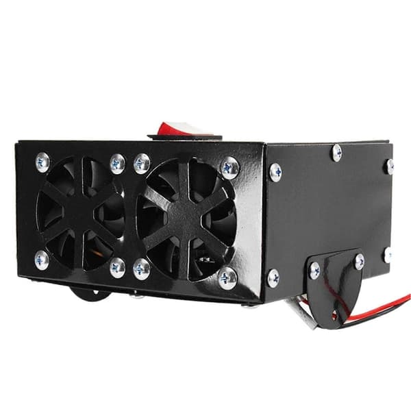 1 Sett Bilvarmer 12V 500W Høy Effekt Rask Oppvarming Universal SUV Lastebil Auto Bærbar Romvarmer Kjøler Vindusvisker Defroster Dugger