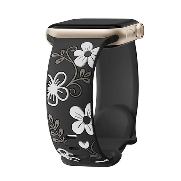 Silikonebånd kompatibelt med Apple Watch 45mm 44mm 42mm 41mm 40mm[JUN]