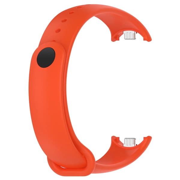 Silikonrem kompatibel med Xiaomi Mi Band 10 9 8 i oransje [JUN]