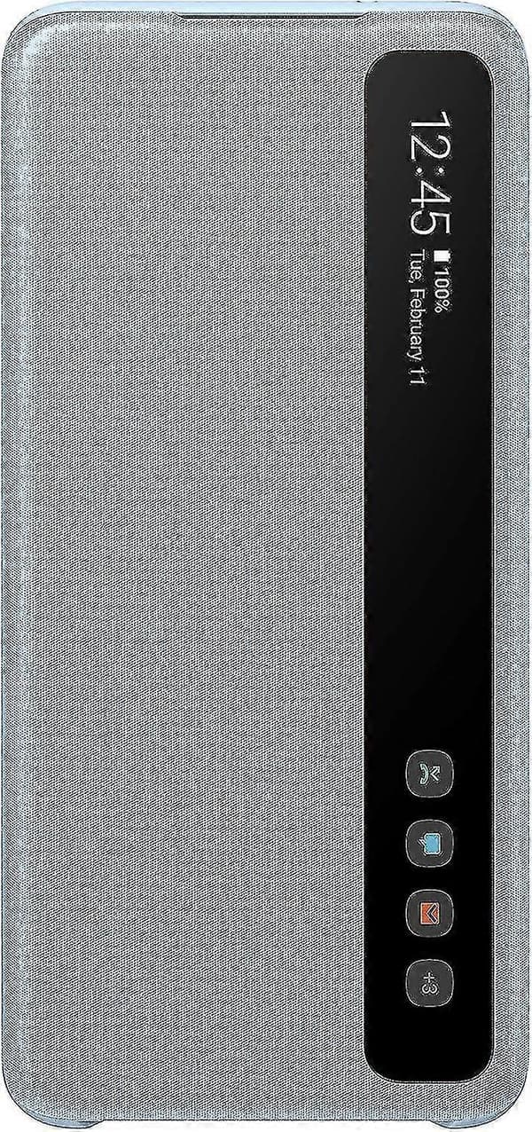 Samsung Galaxy S20/S20 5G Clear Vision Cover - Slankt, transparent beskyttelsesdeksel til telefon, himmelblå
