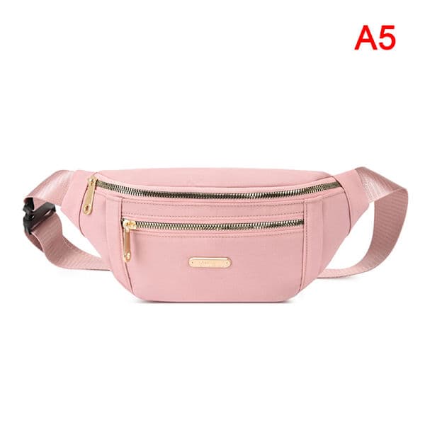 Sports Midjeveske Dame Crossbody Lommebok Belte Reise Telefonveske - Spot Sale Rosa