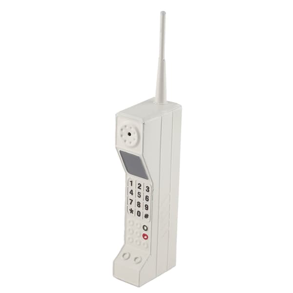 Retro Mobiltelefon, utsøkt håndverk, levende vintage design for dekorativ bruk i hjemmekontor (høykvalitets jernmateriale)