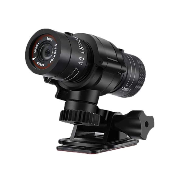 Actionkamera för motorcykelhjälm, 1080P Full HD Sportvideokamera med 120-graders vidvinkelobjektiv, Vattentät aluminiumlegeringskonstruktion,