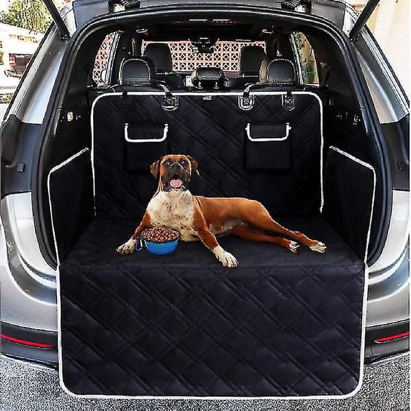 Hundebiltilbehør - Bagasjeromsbeskytter for hund med universell sidebeskyttelse - Kraftig beskyttelsesmatte for hund, 185 x 103 cm bagasjeromstrekk fo