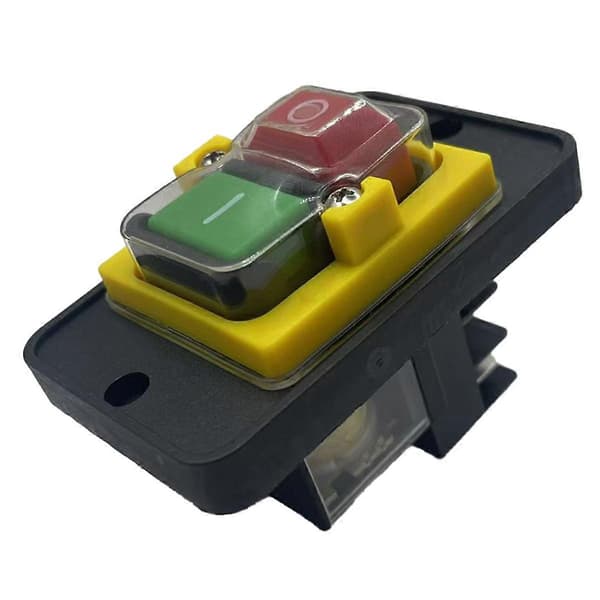 KJD12-14 Sisäänrakennettu / Laitteen Kytkin Magneettikytkin 6 Pin 230V Pysäytys Painikekytkin