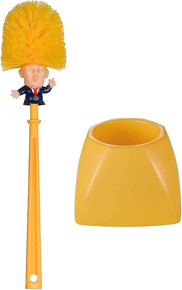 Toiletbørste | Gør Dit Toilet Stort Igen | Humoristisk Toiletbørste | Gaveidé | Usædvanlig | Julemandens Hemmelige Gave | Humor | Sjov | Originalcup