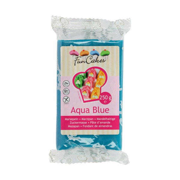FunCakes Turkos Marsipan - Aqua Blue 250g Blå