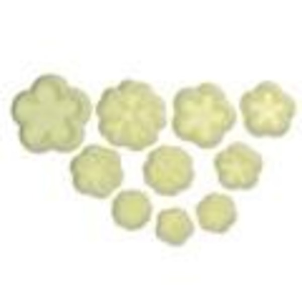 PME Jem Floral Cutters - Small Daisy/blossom & Primula Set Of 10