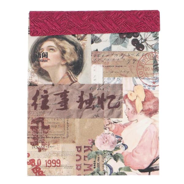400 kpl Junk Journal Vintage DIY Materiaalipaperi Journaling-tarvikkeet Scrapbooking-paperi Retro Decorat